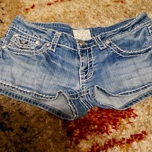 Blue jean shorts